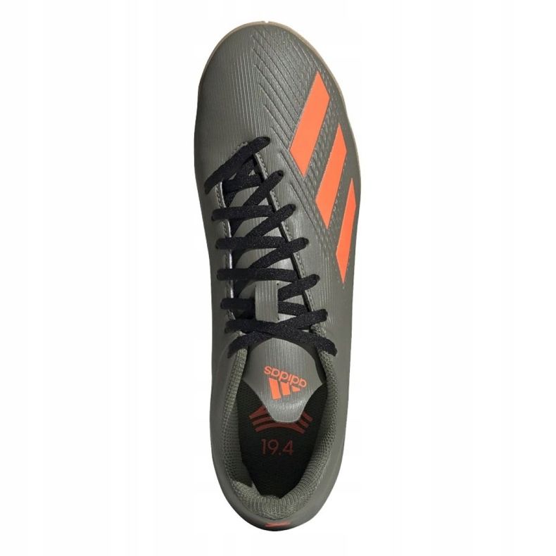 Adidas X 19.4 In M EF8373 futballcipő szürke 1
