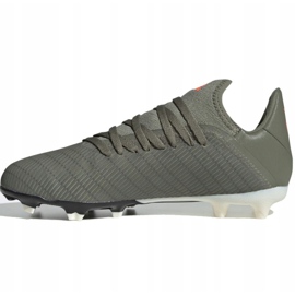 Adidas X 19.3 Fg Jr EF8374 futballcipő szürke szürke 2