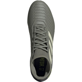Adidas Predator 19.3 Fg M EF8208 futballcipő szürke szürke 1