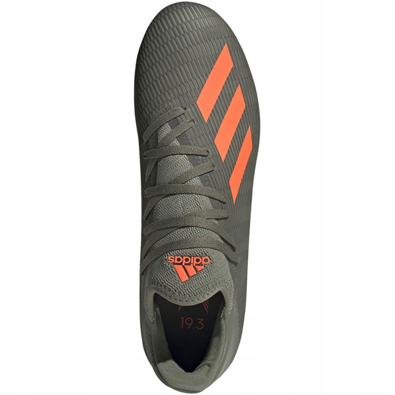 Adidas X 19.3 Fg M EF8365 futballcipő zöld szürke 1