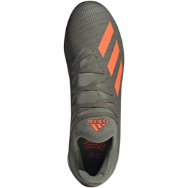 Adidas X 19.3 Tf M EF8366 futballcipő zöld szürke 1