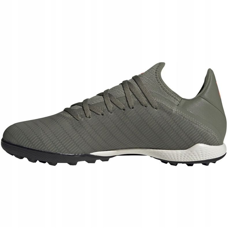 Adidas X 19.3 Tf M EF8366 futballcipő zöld szürke 2