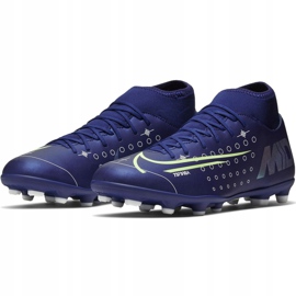Nike Mercurial Superfly 7 Club Mds FG / MG M BQ5463 401 futballcipő sötétkék kék 1