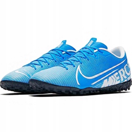 Nike Mercurial Vapor 13 Academy M Tf AT7996 414 futballcipő sokszínű kék 2
