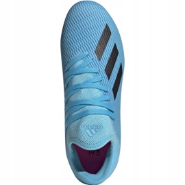 Adidas X 19.3 Fg Jr F35366 futballcipő sokszínű kék 2