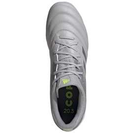 Adidas Copa 20.3 Fg M EF8329 futballcipő piros szürke 1