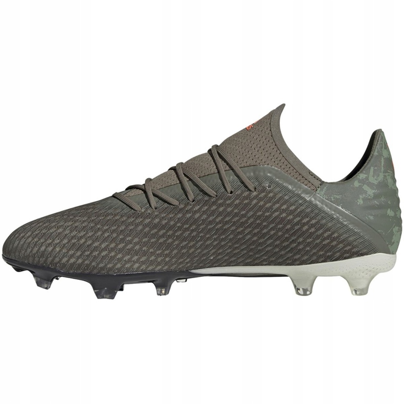 Adidas X 19.2 Fg M EF8364 futballcipő zöld szürke 2
