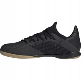 Adidas X 19.3 In M F35369 futballcipő fekete fekete 1