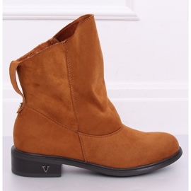 Csizma fodros felső teve 6672 Camel barna 2