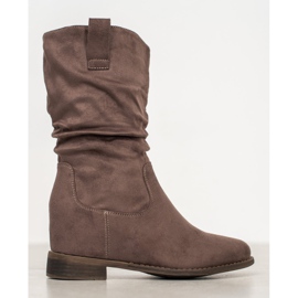 Super Mode Klasszikus cowboy csizma khaki zöld 1 Super Mode Klasszikus cowboy csizma khaki zöld 1