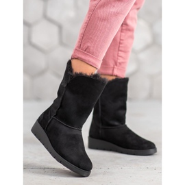 Kylie Meleg Mukluki fekete 2