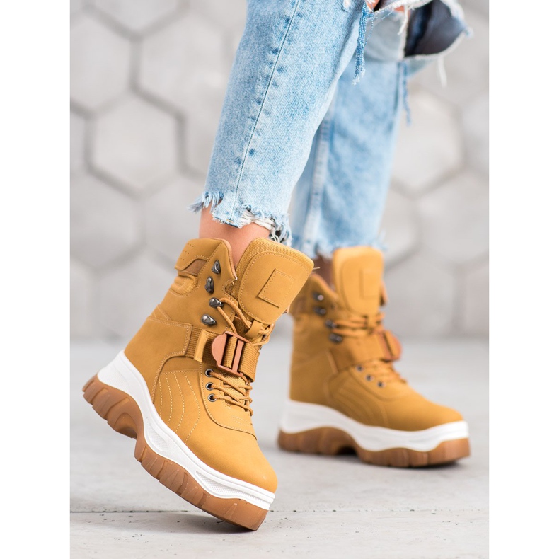 Seastar Meleg divatos csizma barna 2