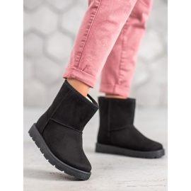 SHELOVET Fekete Mukluki szőrmével 1