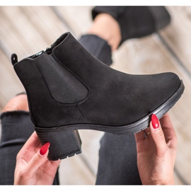 CABIN Klasszikus csizma fekete 2