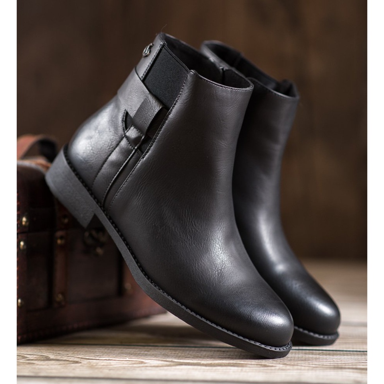 Gogo Fekete öko bőr csizma 1