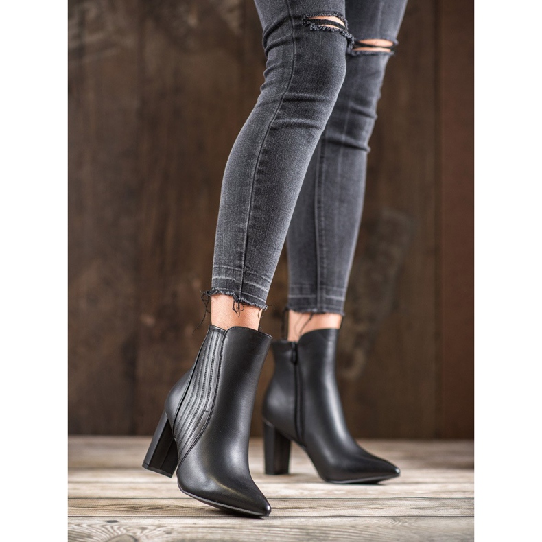 SHELOVET Szexi fekete csizma 2