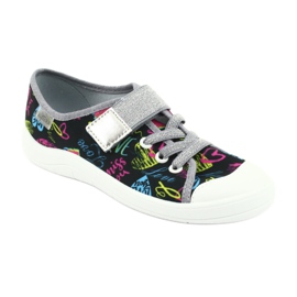 Befado gyermekcipő 251Y137 fekete kék rózsaszín szürke sárga 1