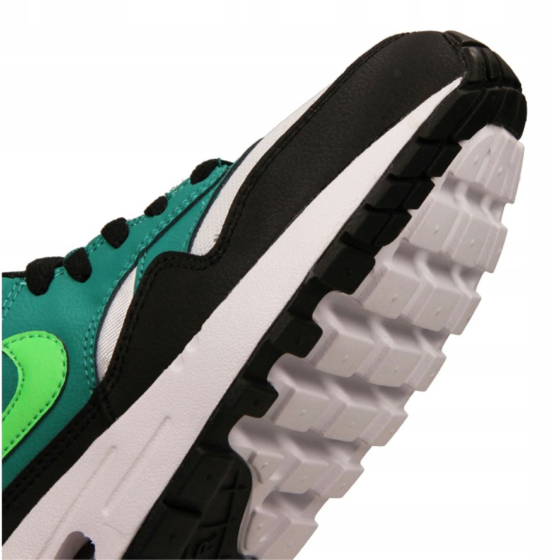 Nike Air Max 1 Gs Jr 807602-111 cipő fekete sokszínű zöld 2
