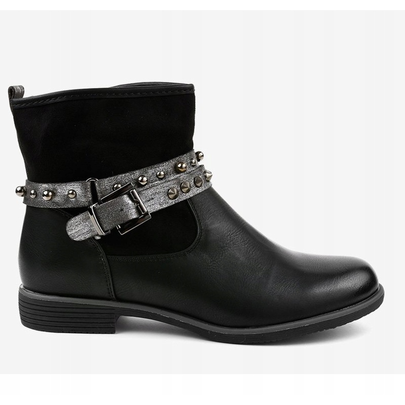 Fekete lapos szigetelt csizma 1049-PA 2 Fekete lapos szigetelt csizma 1049-PA 2