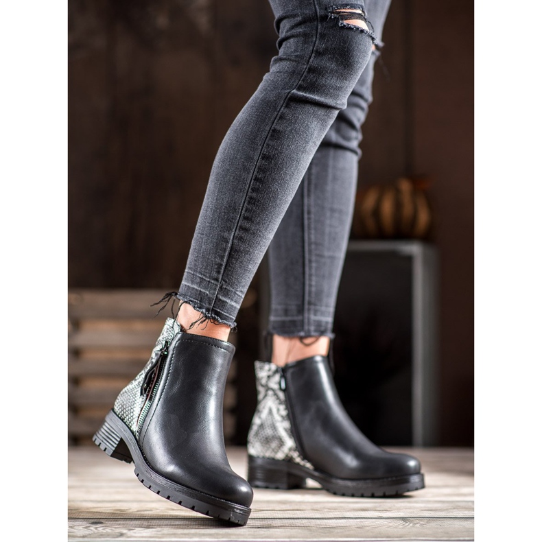 SHELOVET Munkavállalók a kígyónyomtatási platformon fekete 1