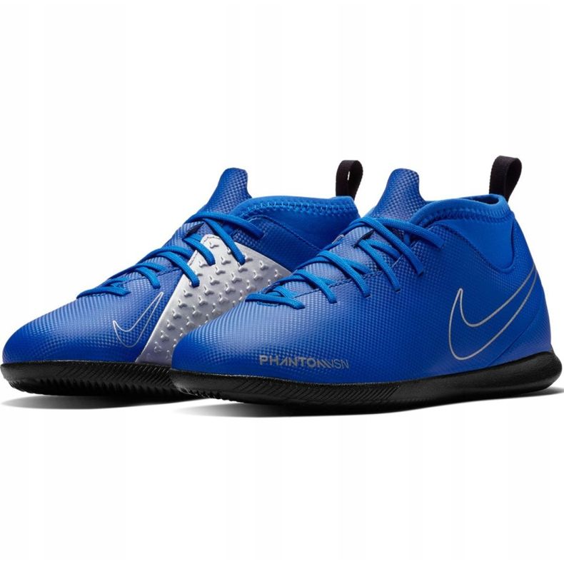 Nike Phantom Vsn Club Df Ic Jr AO3293 400 futballcipő kék kék 2
