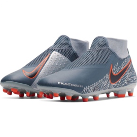 Nike Phantom Vsn Academy Df FG / MG M AO3258 408 futballcipő sokszínű szürke 2