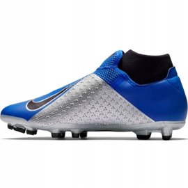 Nike Phantom Vsn Academy Df FG / MG M AO3258 400 futballcipő sokszínű kék 1