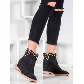 Bella Paris Cowboy csizma fúvókákkal fekete 1