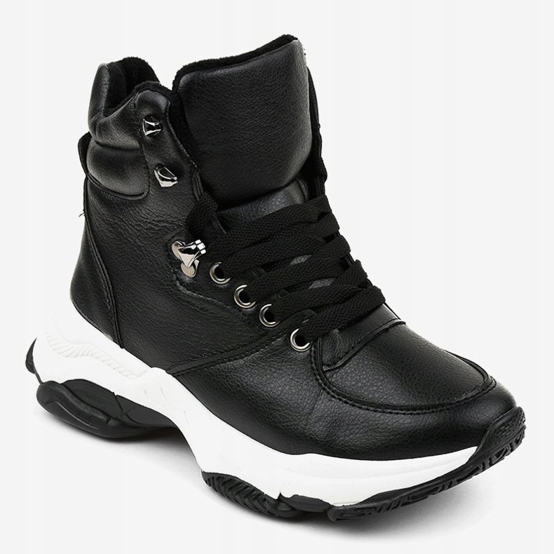 Fekete női szigetelt cipők C-3132 1