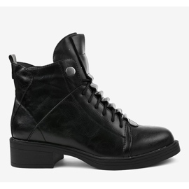 Fekete lapos szigetelt csizma CR-3366 2 Fekete lapos szigetelt csizma CR-3366 2