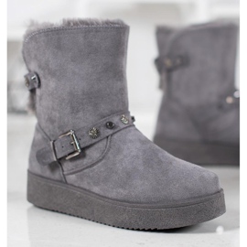 SHELOVET Mukluki repülőgépekkel szürke 1