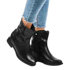 Fekete szigetelésű cowboy csizma G-7607 1