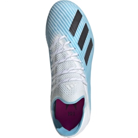 Az adidas X 19.1 Fg Jr F35684 futballcipő sokszínű kék 2