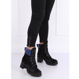 Fekete velúr munkások K1835203 Negro 2