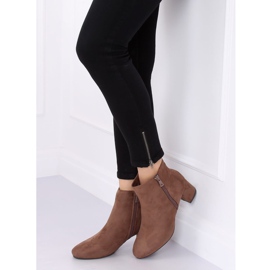 Bézs magas sarkú csizma K1825116 Taupe 1