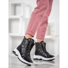 SHELOVET Sportos hócsizma fekete 1