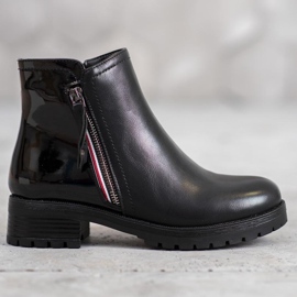 SHELOVET Díszes zárral rendelkező dolgozók fekete 1