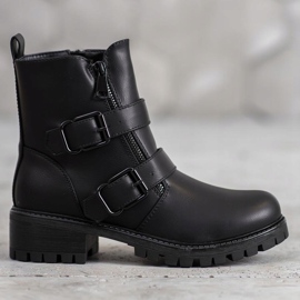 SHELOVET Fekete munkások csattal 1