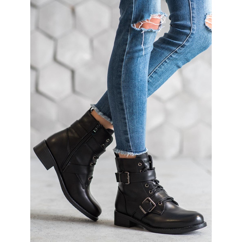 SHELOVET Meleg dolgozók csattal fekete 2