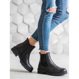 Super Mode Klasszikus dolgozók ökobőrből fekete 1