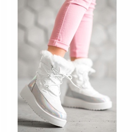 Bella Paris Divatos hócsizma fehér 2 Bella Paris Divatos hócsizma fehér 2