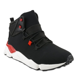 Fekete F35-1 szigetelt edzőcipők 1