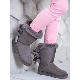 Magas Mukluki íjakkal szürke 1