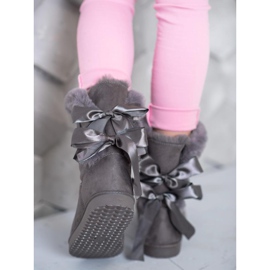 Magas Mukluki íjakkal szürke 2