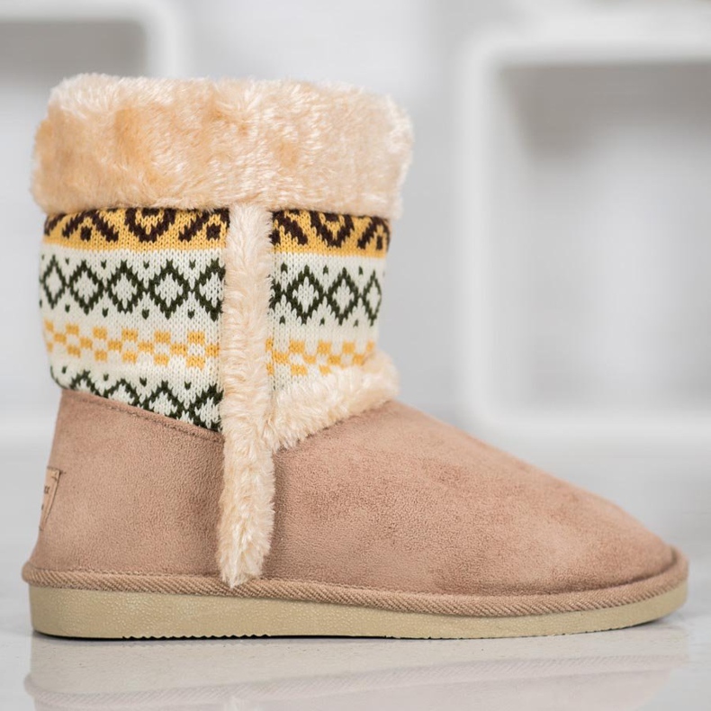 Badoxx Hócsizma etnikai mintával barna 1 Badoxx Hócsizma etnikai mintával barna 1