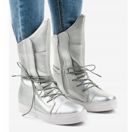 Ezüst szigetelésű csizma HX5187-5 szürke 1