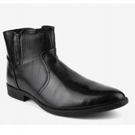 Fekete szigetelésű cipő HL1005-2 1