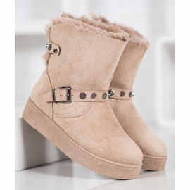 SHELOVET Mukluki repülőgépekkel barna 1