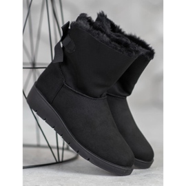 SHELOVET Fekete Mukluki A Platformon 2