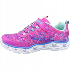 Skechers Galaxy Lights Jr 10920L-NPMT Cipő rózsaszín 1